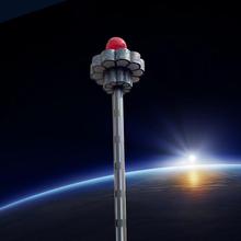 户外花园景观灯庭院灯防雨反光板打眼灯3米3.5米4米led直杆庭院灯