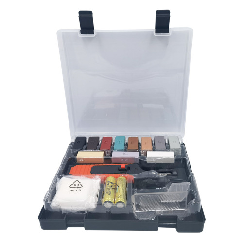 Single shot 17pc tile repair set tile wax filling tool floor tile wall hole repair set cross-border