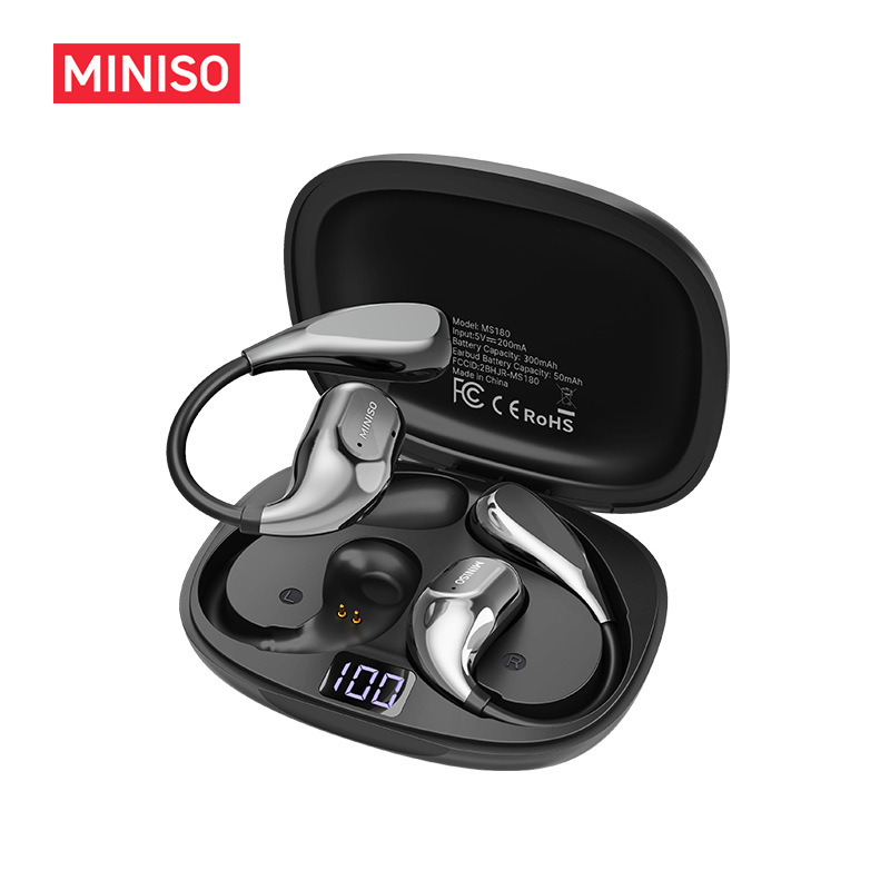 Miniso Ms180 Wireless Headphones Hifi Sports Gaming Earbuds Enc Noise Reduction Hd Sound Quality Tws Headphones Miniso Ms180 Wireless Headphones Hifi Sports Gaming Earbuds Enc Noise Reduction Hd Sound Quality Tws Headphones