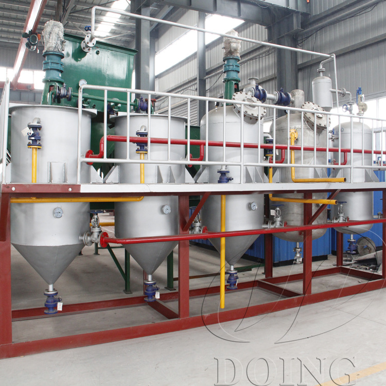 5吨玉米油精炼成套设备 厂家定制中小型食用油精炼工艺机器设备