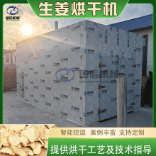 生姜烘干机 大姜鲜姜浸泡喷淋清洗切片烘干整套设备 姜片烘干设备