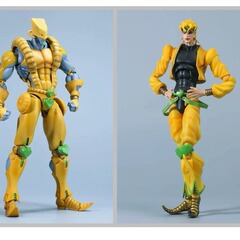 Jojoの奇妙な冒険の大きいサイズの迪 ~ オーブラン度の星の塵の闘士の関節の可動の箱のフィギュア