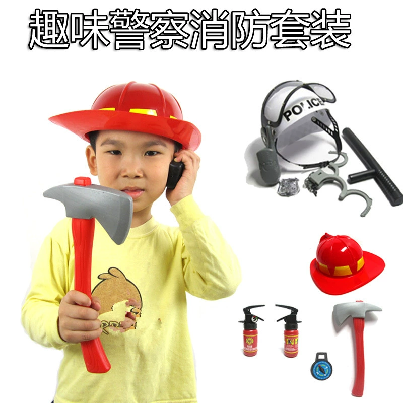 Детский пожарный набор игрушки Сэм экипировка дома