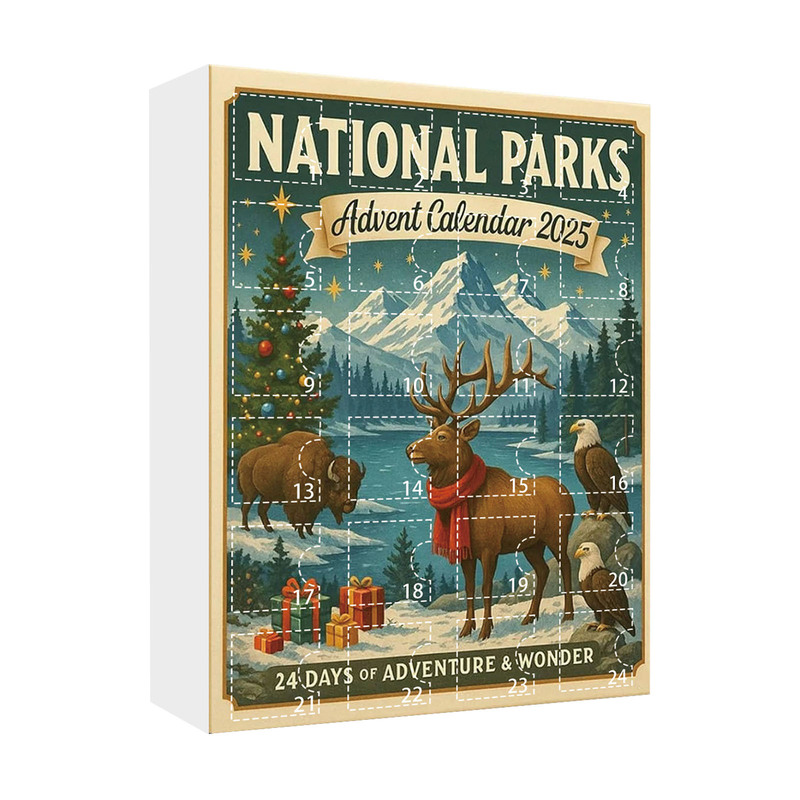 National Parks Advent Calendar 2025年公园主题降临节 日历盲盒|undefined