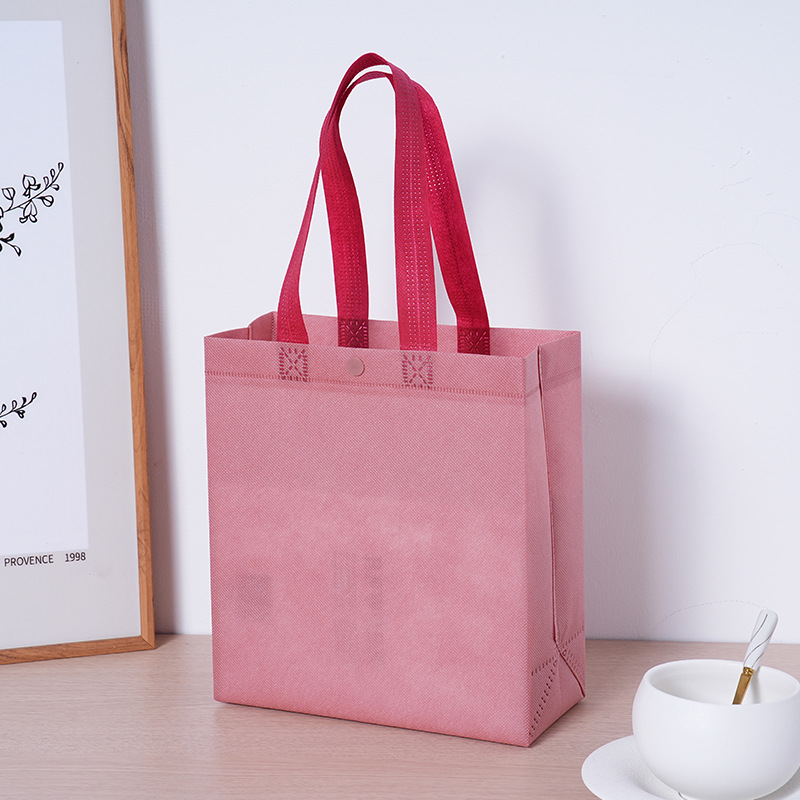 Tienda de ropa no tejida bolsas personalizadas LOGO engrosado bolsa de regalo bolsa de mano ropa de mujer bolsa ecológica image 3