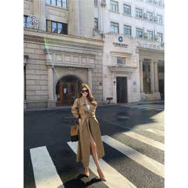 2025年新款春秋季英伦风学生薄款今年流行风衣外套女中长款高级感