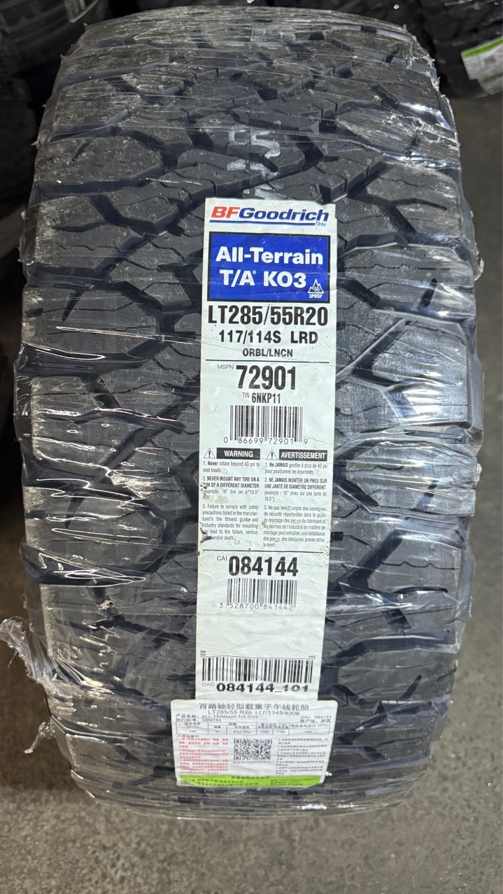 Bailuchi Ko3 Tires 35X37X12.5R20 295/255/275/60R20 275/285/55R20