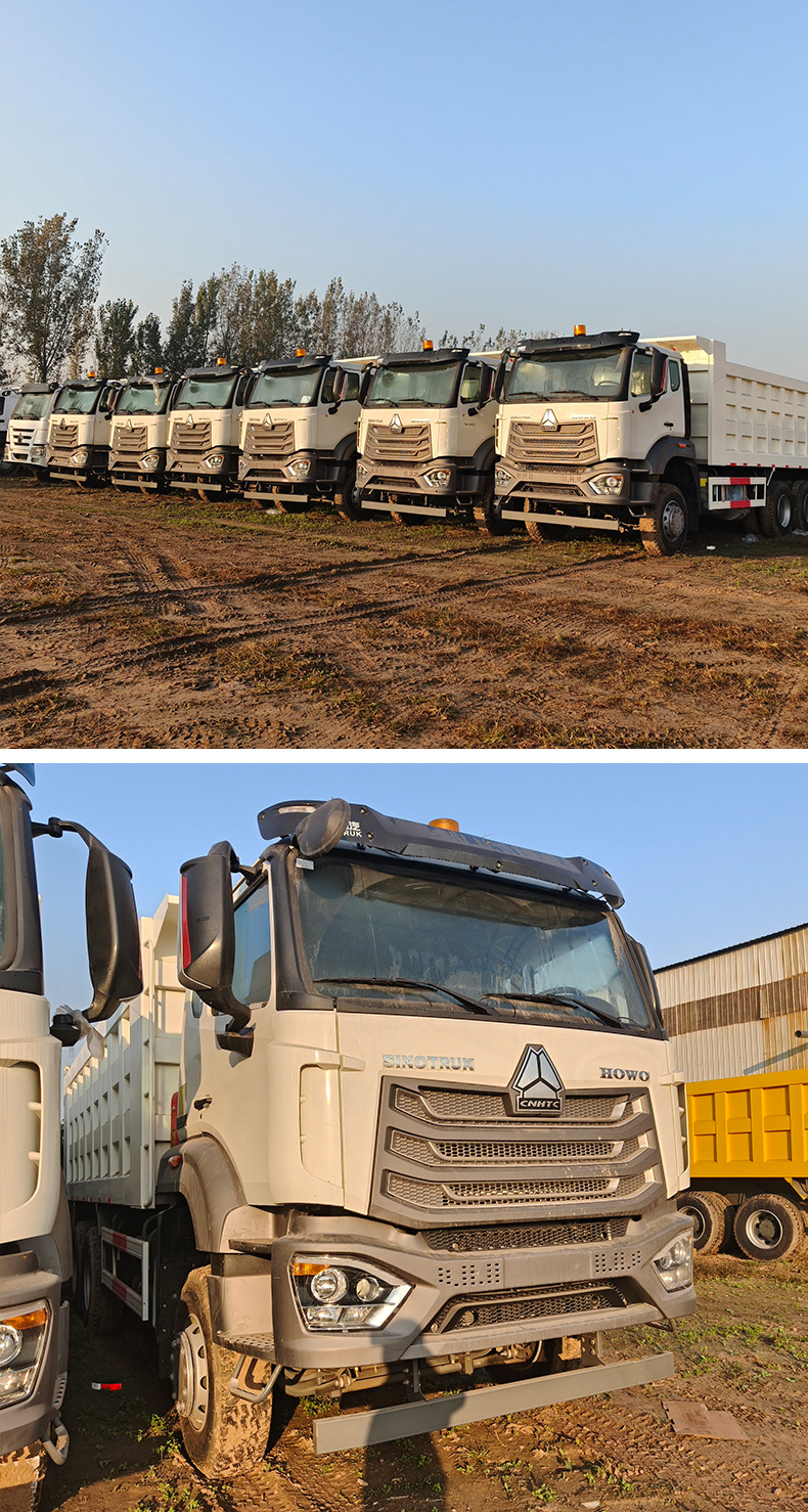 Howo Dump Truck for Mining, Rear-Dump Dump Truck, Used Howo Dump Truck, Self-Unloading Engineering Vehicle, Export Mining Rear-Dump Truck