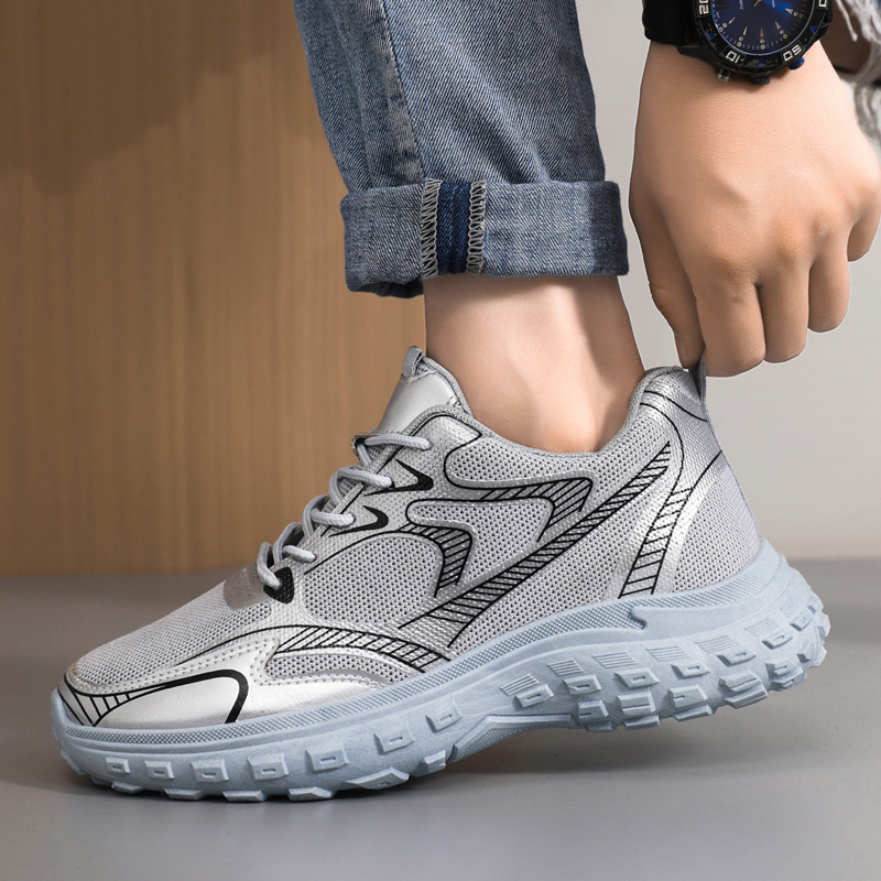 Fashionable casual comfortable breathable low running sneakers