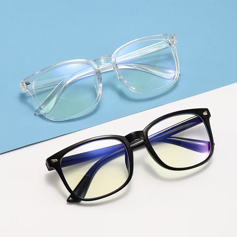 Anti-Blue Light Glasses for Women, Plain Glasses, Blue Light Computer Goggles, Retro Glasses Frames, Women's Square Frames, Glasses