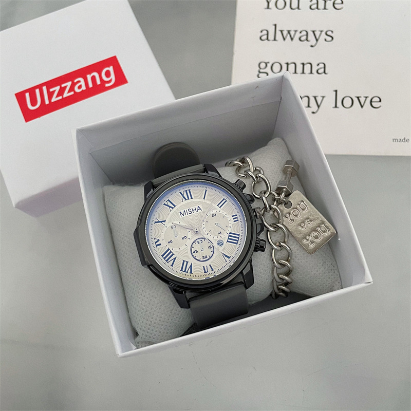 Gray band watch (single watch)