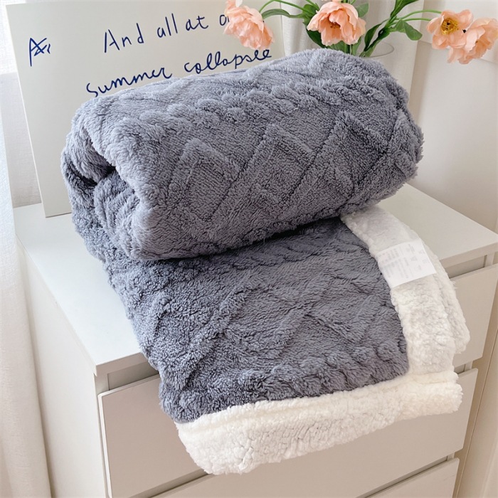 Torre gruesa mantas dobles mantas sofá de cachemire de oficina portátil siesta manta manta sábanas aire acondicionado