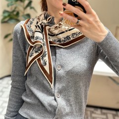 ファッション馬具70シルクスカーフのシルクウールのマフラー