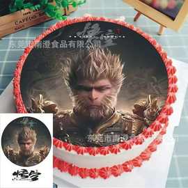 黑悟空糯米纸蛋糕装饰 海绵宝宝 冰雪奇缘卡通图片威化纸糖纸DIY