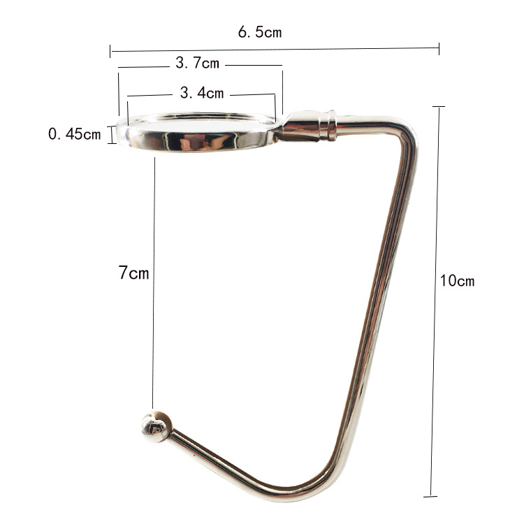 Artículo popular de comercio electrónico transfronterizo: gancho recto resistente de 35 g, sin rastro, móvil, colgador de bolsas con 37 ganchos, gancho para calcetines navideños, gancho para mesa.