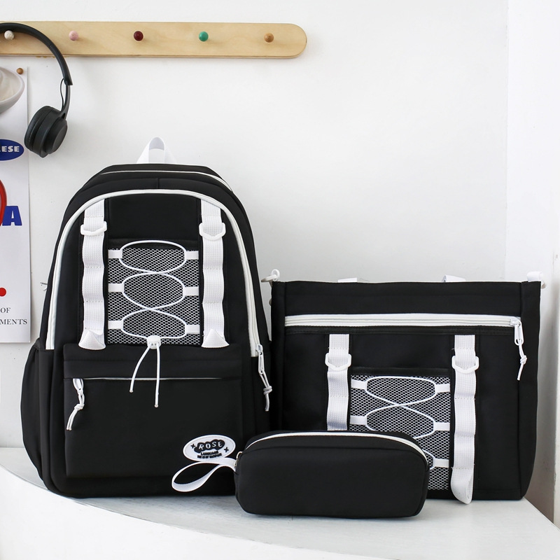 Mochila escolar niña coreana escuela secundaria japonesa mochila simple moda escuela primaria mochila de gran capacidad estudiantes de secundaria ins