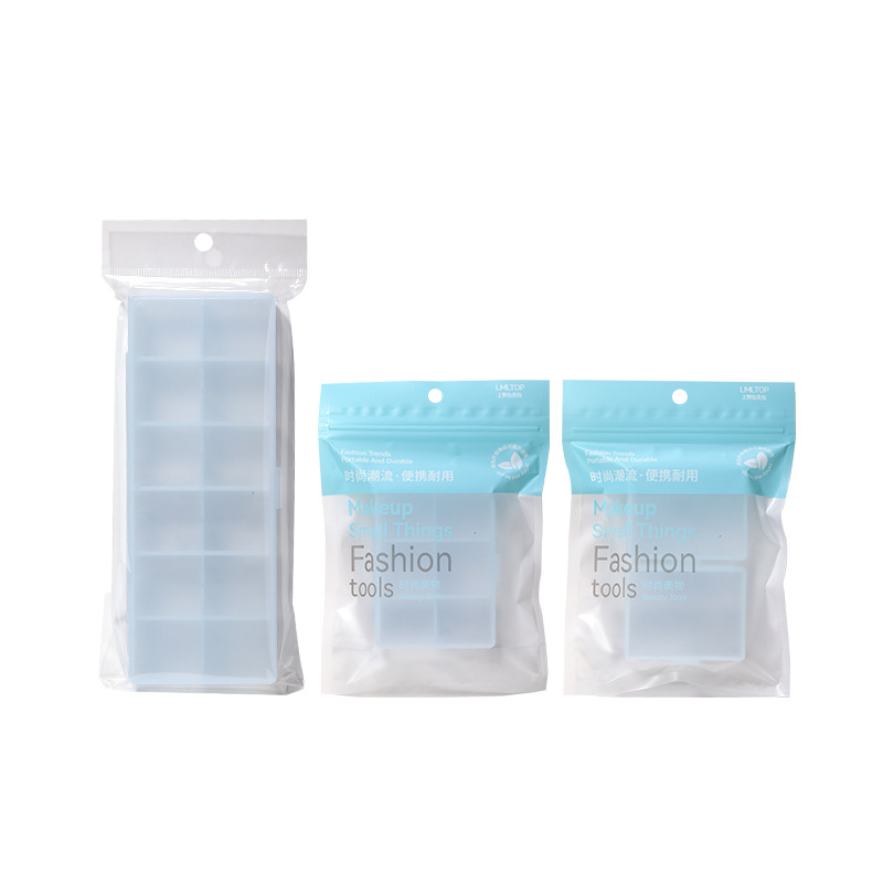 LMLTOP joyería accesorios almacenamiento pequeño cuadrícula de plástico transparente clasificado caja de almacenamiento multifuncional SY733