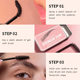 Cross-border makeup MAXFINE eyebrow cream wholesale eyebrow styling soap plastic transparent and refreshing lasting natural explosions dye