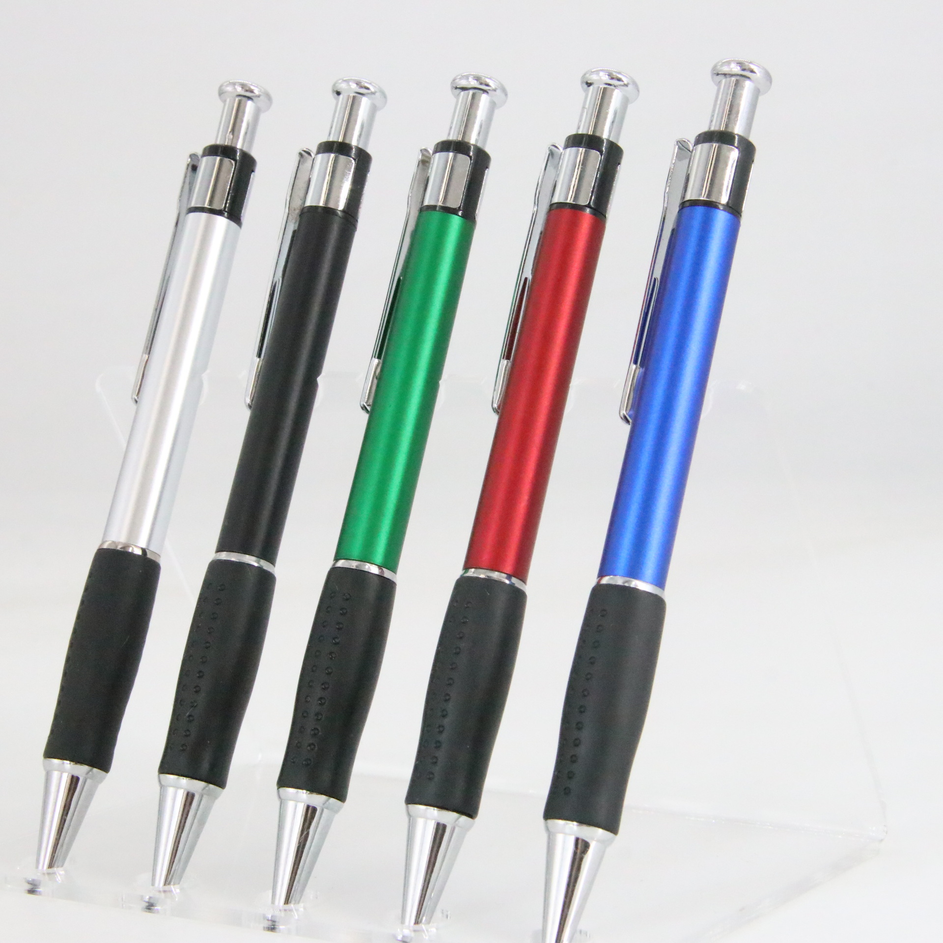 Prensa Bolígrafo De Metal logotipo láser Oficina suministros escolares en stock prensa publicidad fábrica al por mayor