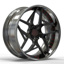 抛边轮毂汽车轮辋 R18 5X1143适用于特斯拉model3 改装铝合金轮