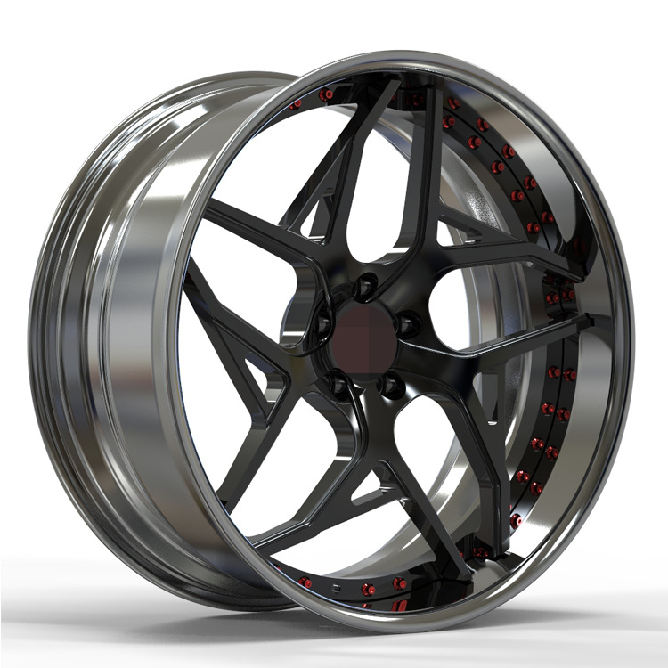 抛边轮毂汽车轮辋 R18 5X1143适用于特斯拉model3 改装铝合金轮