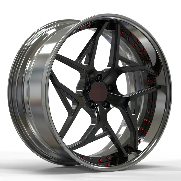 抛边轮毂汽车轮辋 R18 5X1143适用于特斯拉model3 改装铝合金轮