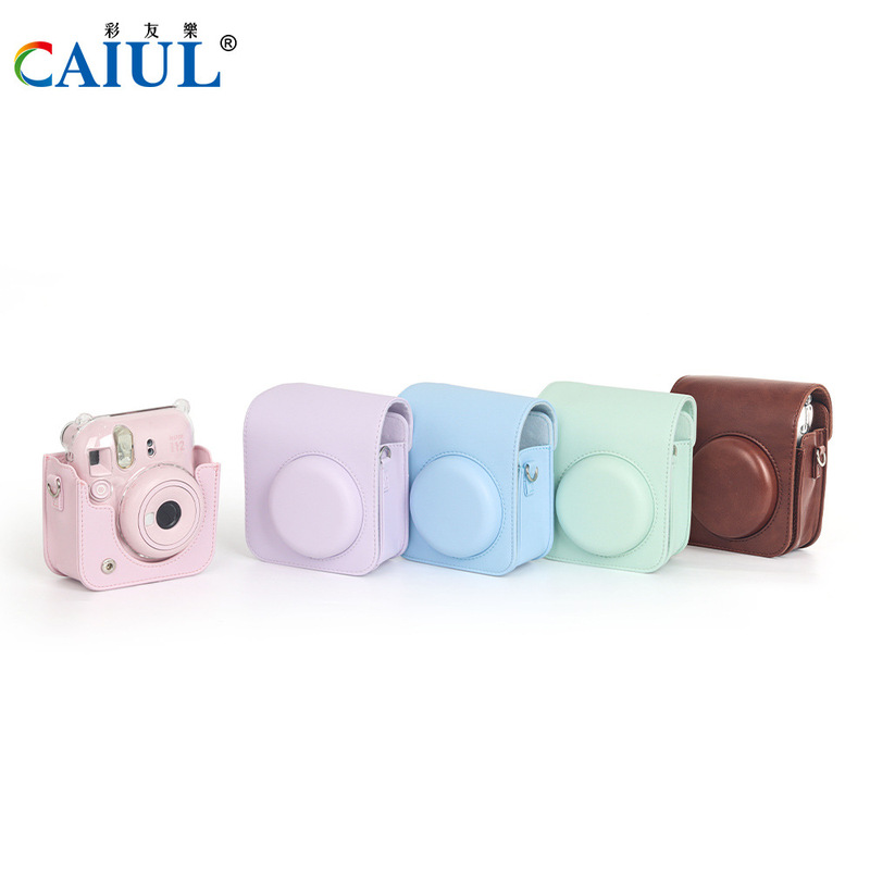 New Cross-Border Crystal Case/Silicone Case Universal Camera Protection Bag Suitable for Polaroid Mini12 Case Bag New Cross-Border Crystal Case/Silicone Case Universal Camera Protection Bag Suitable for Polaroid Mini12 Case Bag