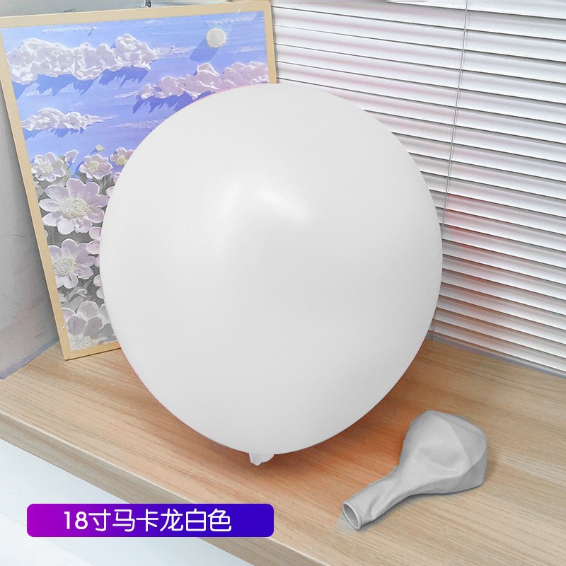 Macarons al por mayor globos de látex gruesos redondos de tamaño completo globos de cumpleaños decoración de globos de boda