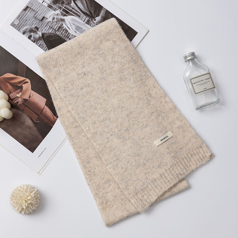 Tejido bufandas de lana mujeres otoño invierno de alto nivel sensación de red inns caliente versátil estudiantes coreanos simple buñuelo al por mayor