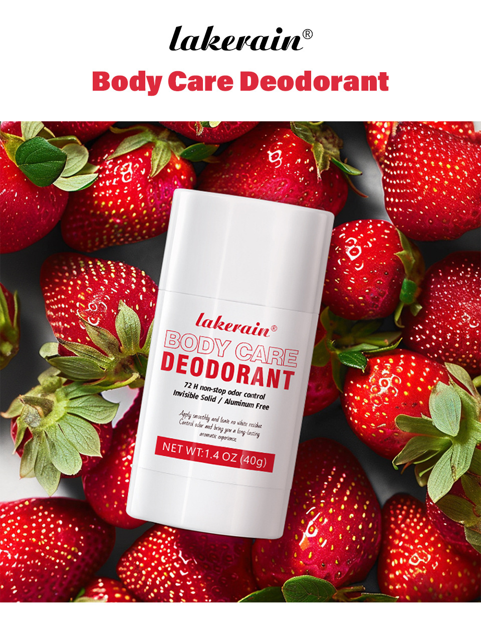 lakerain Round Tube Women's Body Fragrance Cream with Fruit Flavor details Picture