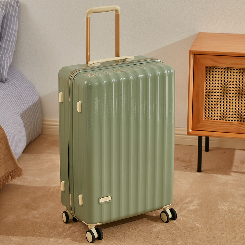 Equipaje exportación japonés celebridad en línea 24 mudo universal rueda PC estudiante trolley caso hembra ultra-ligera maleta 20 pulgadas macho