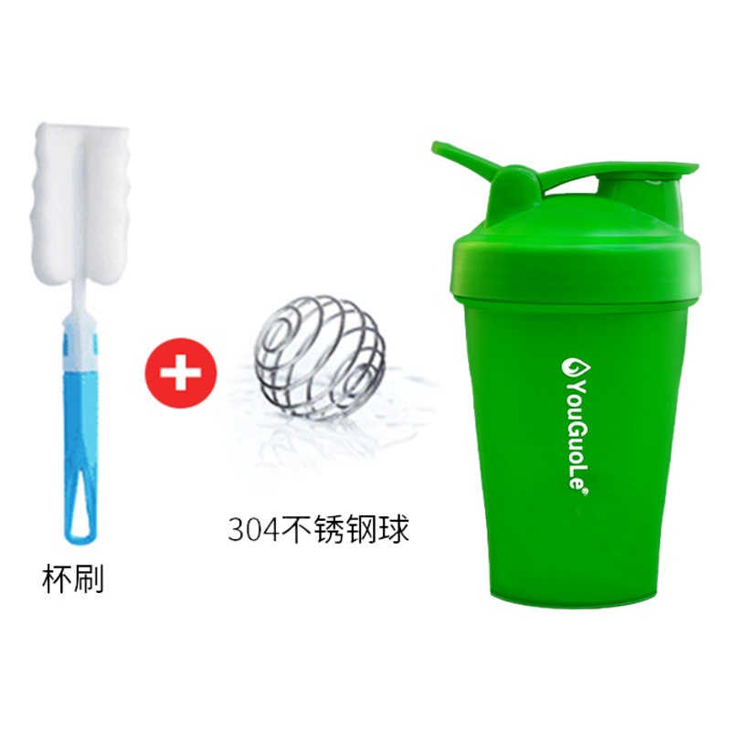 400ml Brewing Shaker Cup Summer Plastic Cup Protein Shaker Cup Milkshake Cup Outdoor Portable Mixing Cup