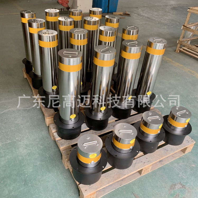 168直径手提可拆卸移动柱厂家供应固定警示车档浅埋挪移锁止装置