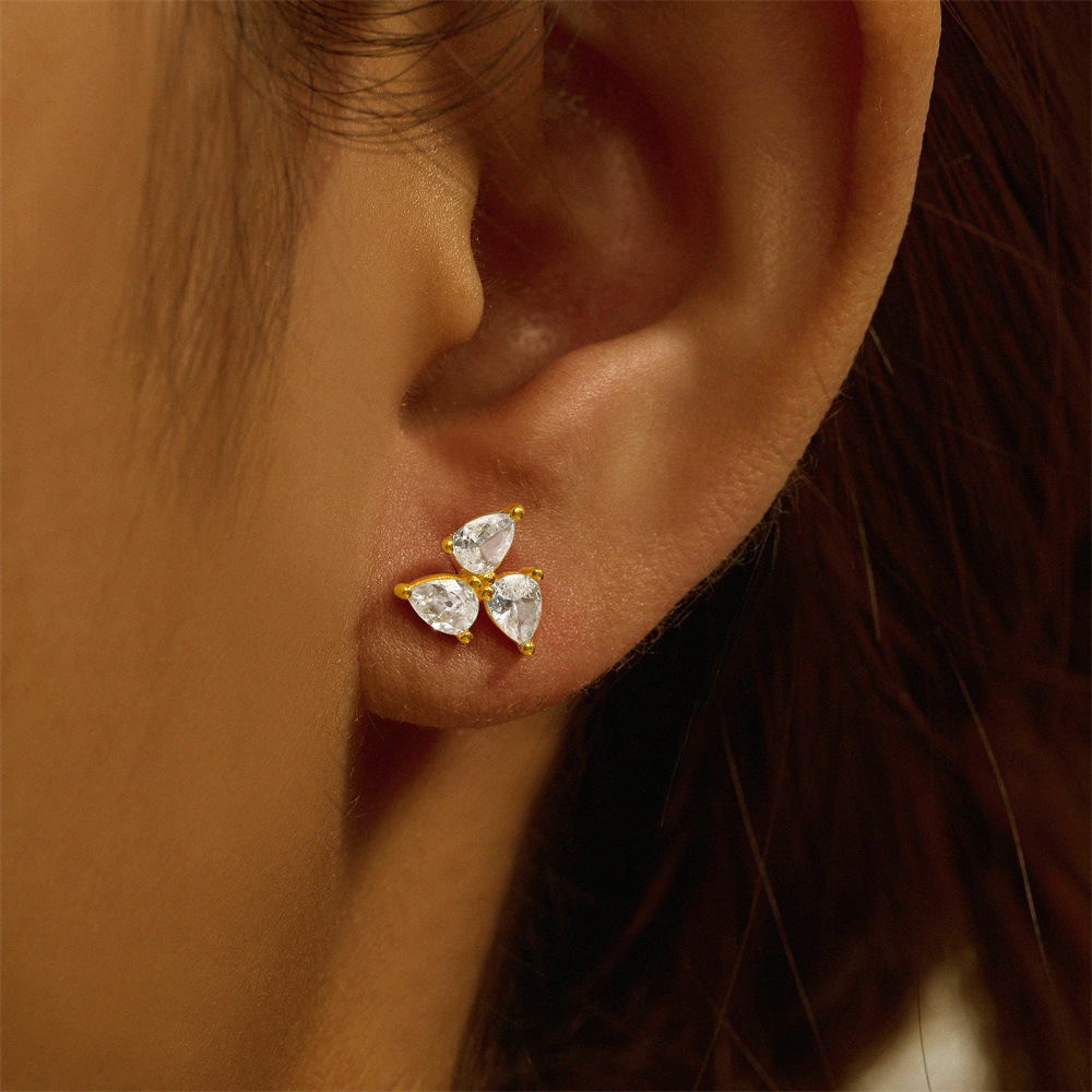 2g Weight October Birthstone Opal, Zircon Inlay Material Ear Studs Classification 1 Piece Quantity Daily Occasion 925 Sterling Silver Material Geometric Pattern Unisex Gender Plating, Inlay Design Simple Style Style 1 Piece Ear Cartilage Rings & Studs Simple Style Geometric 925 Sterling Silver Plating Inlay Opal Zircon 18