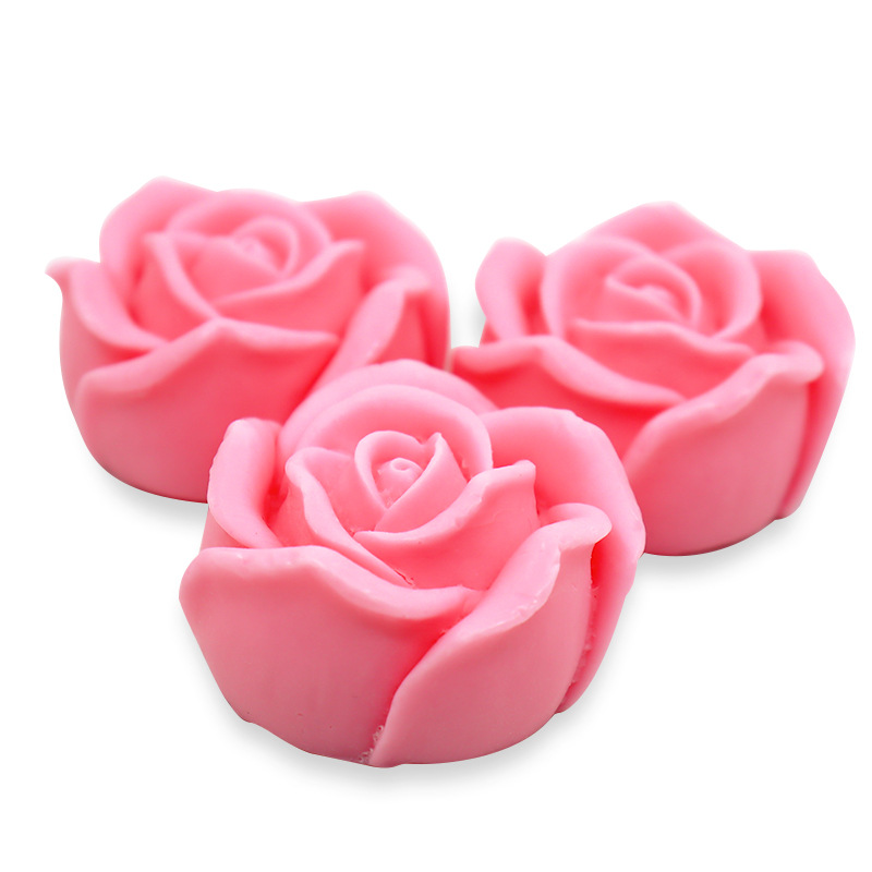 Spot Rose Essential Oil Jabón hecho a mano Lavado de cara Baño Limpiador Baño Aceite esencial de rosa Jabón hecho a mano