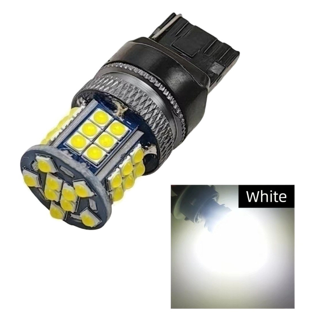 Nueva luz LED BA15S luz reversa del coche BAY15D 3030 luz de freno 39SMD luz de la motocicleta