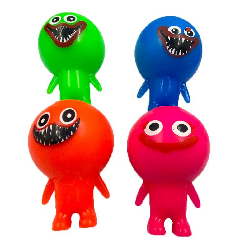 Amazon Little Man Poppy Minion Le La La Fun Decompression Vent TPR Factory Wholesale Christmas Buns Pinch Fun