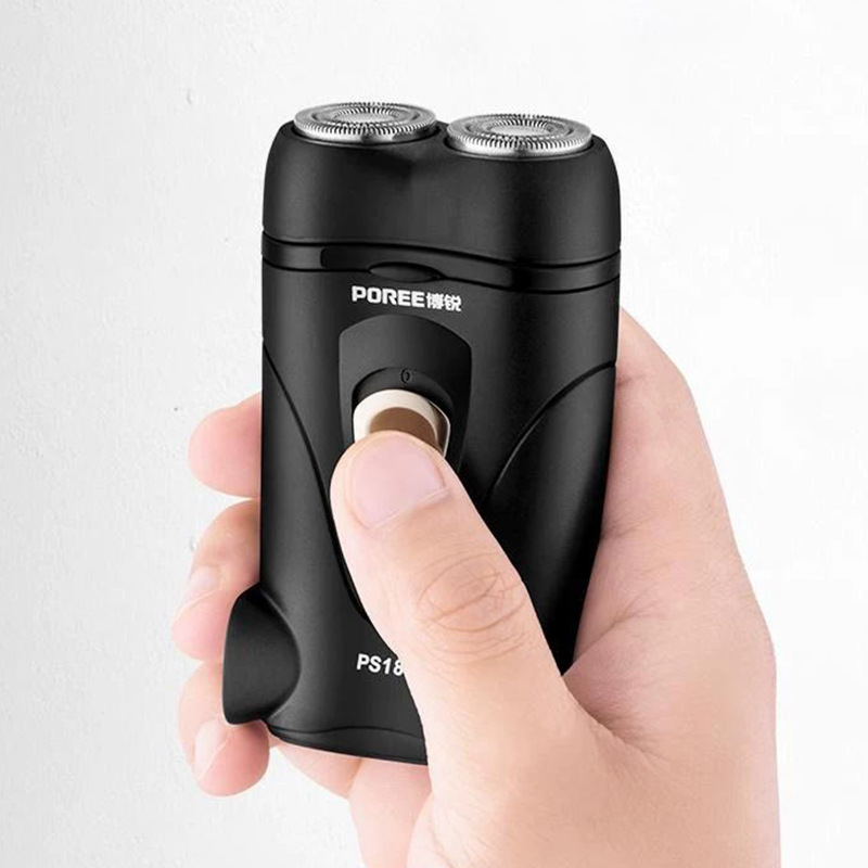 Instant Retail New Model Ps187 Electric Men's Rechargeable Double-Head Mini Portable Razor