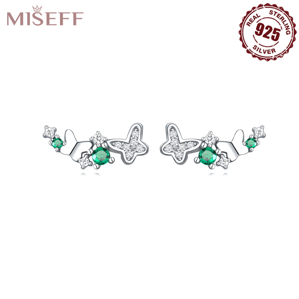 Transfronterizo al por mayor S925 plata esterlina mariposa libélula abeja pendientes pendientes joyería europea y americana joyería mujer