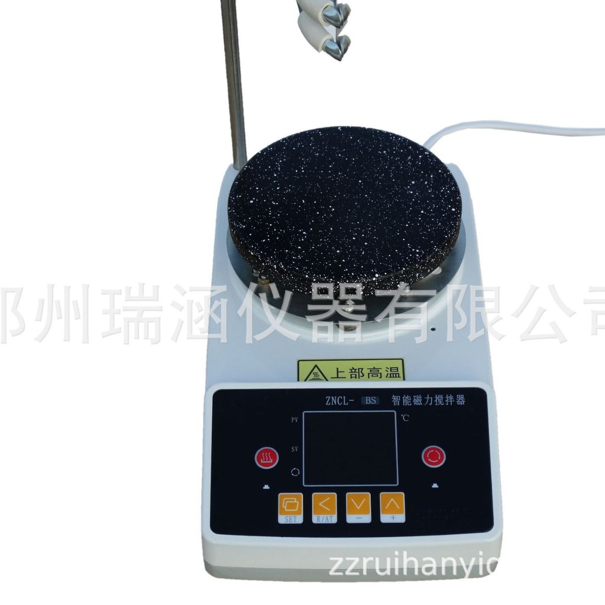 智能控温液晶数显瑞涵ZNCL-BS智能数显磁力搅拌加热板磁力搅拌器