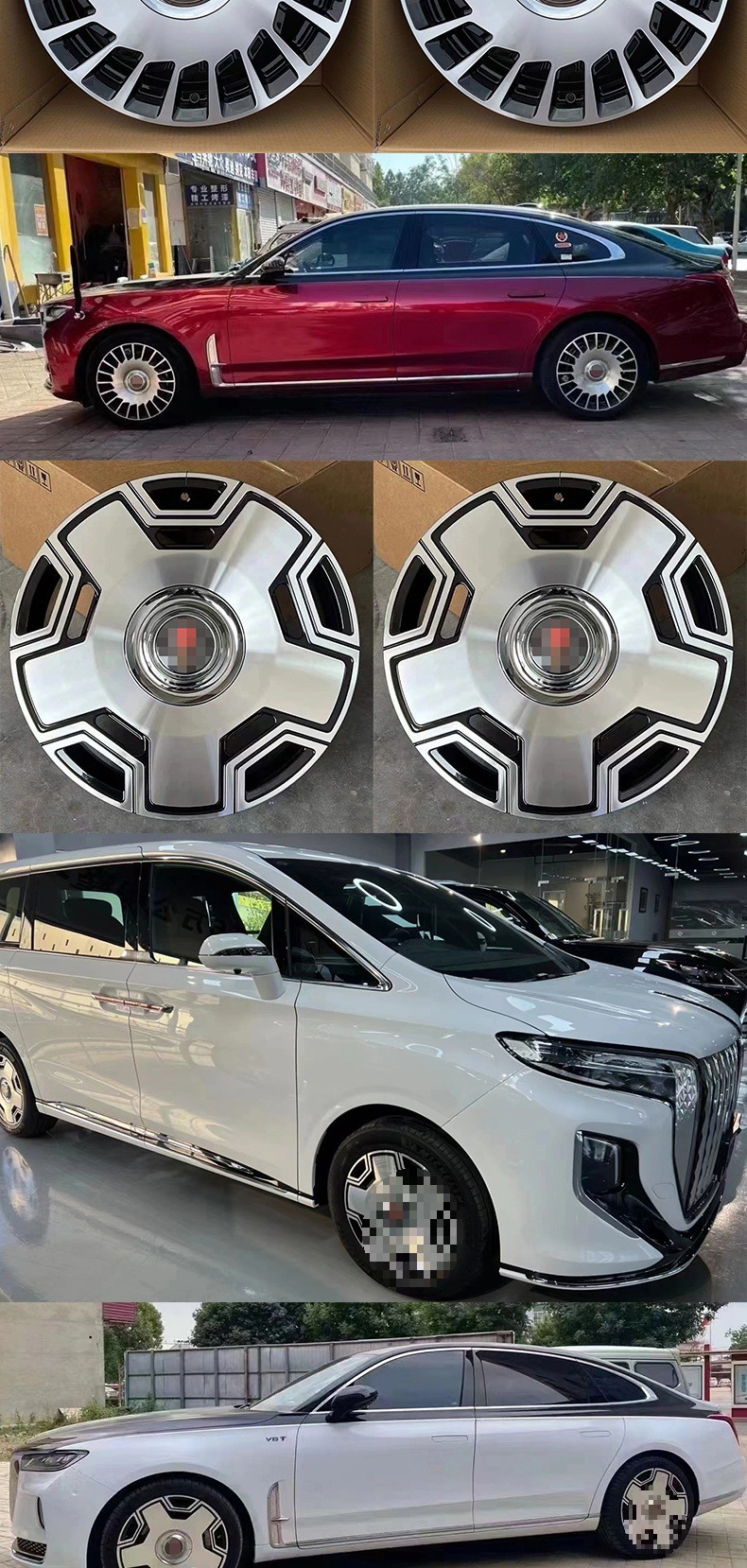 Suitable for Hongqi H9 Wheels 18inch 19inch Hongqi H9h7h5 HQ9 HS5 HS7 Suspended Pancakes Modified Wheels