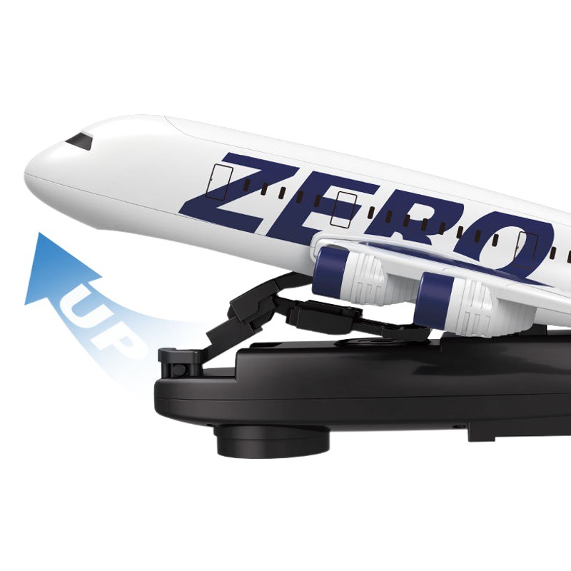 Rotación de 360 ° juguete para niños regalo avión niño bebé luz música avión modelo imitación despegue