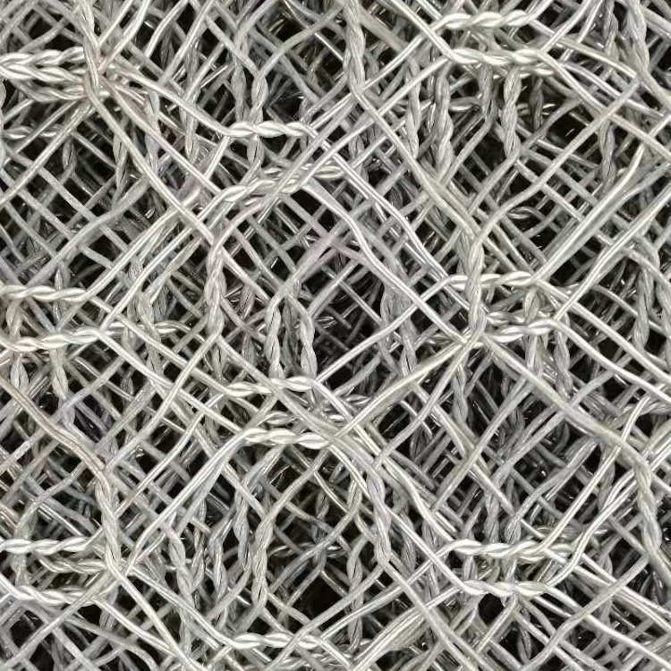 镀锌石笼网编织格宾石笼网生态铅丝防护六角网锌铝合金石笼网卷
