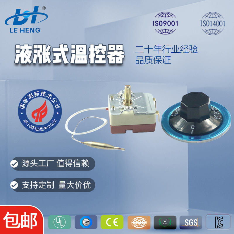 30 to 110 Degrees Whd-110E Capillary Thermostat Household Temperature Control Component Switch Air Fryer Heating Tube