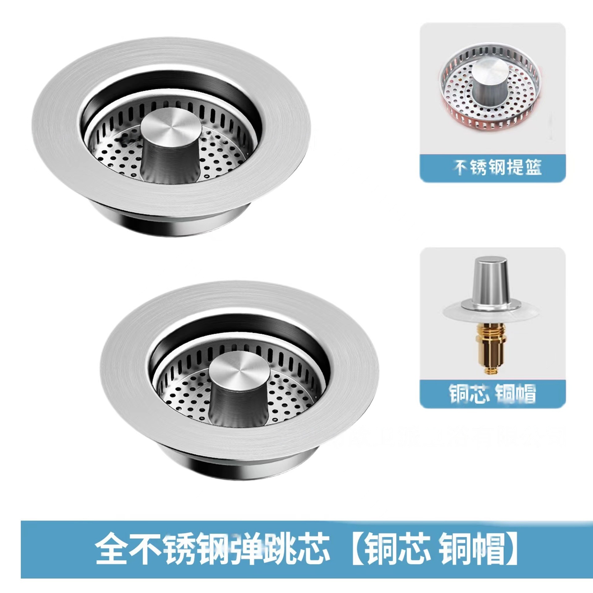 모델 C [업그레이드된 크로스보더 모델 2팩] - 스테인레스 스틸 쉘 + 구리 코어 및 구리 캡 [영어 상자에 포장]