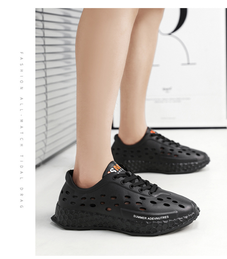 Comfortable Couple's Clogs Non-slip Outdoor Beach Slippers Men_voghion.com