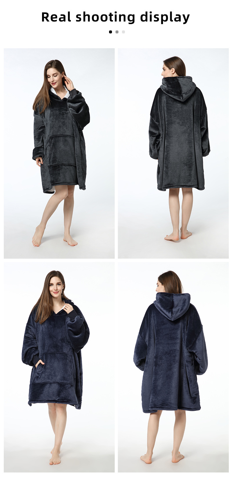 Home Women's Casual Solid Color Velvet Polyester Pajama Sets display picture 2