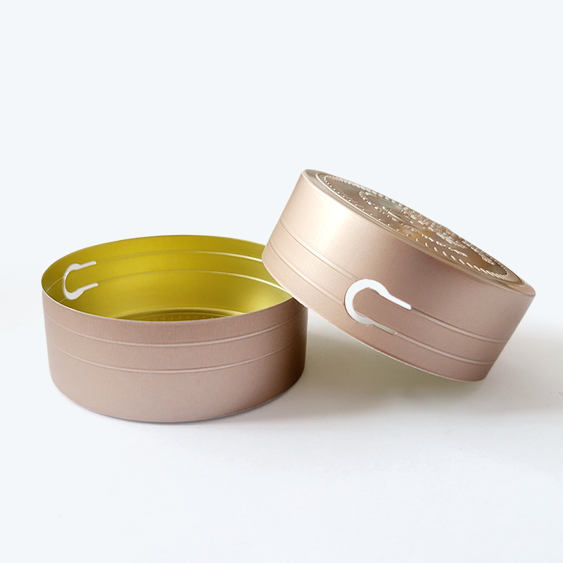 Lateral desgarrar la tapa de metal desgarrar fácil tapa de aluminio maestro hacer lata de té desgarrar fácil lata de aluminio portátil mini lata de té