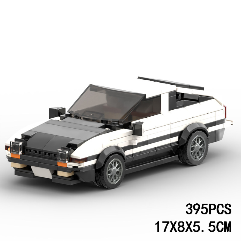 Moc Building Blocks Compatible with Lego Ae86 Porsche 911 Ferrari Aston Martin 8-Wheel Vehicle Creative Racing Car Moc Building Blocks Compatible with Lego Ae86 Porsche 911 Ferrari Aston Martin 8-Wheel Vehicle Creative Racing Car