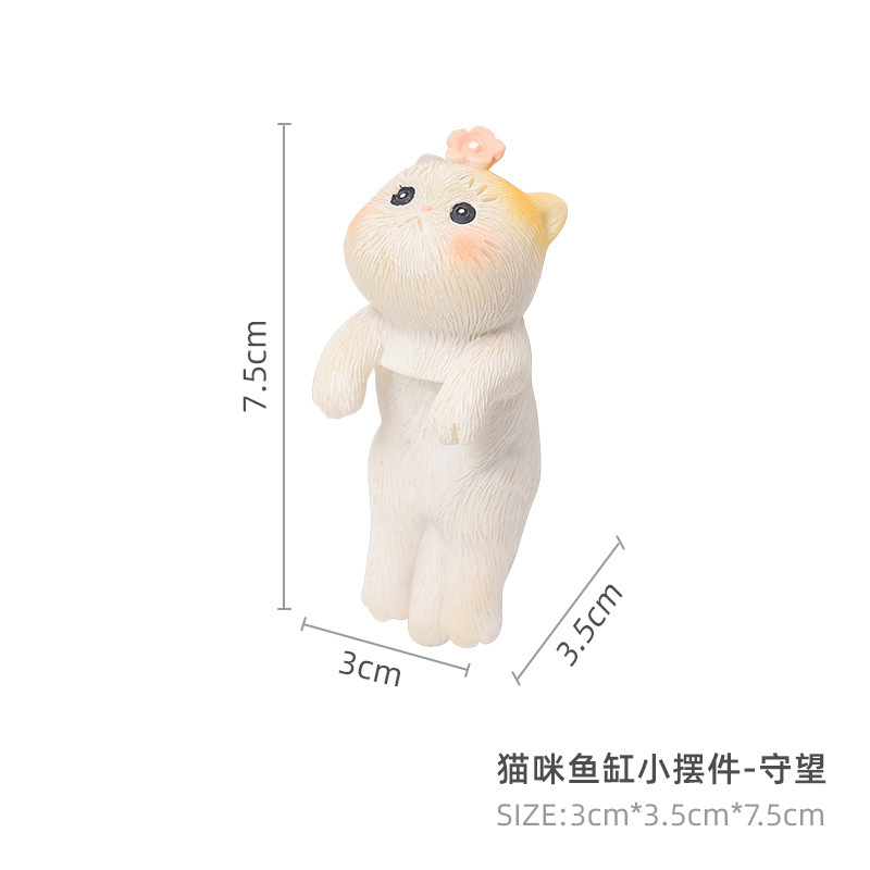 猫のペンダント、緑の植物のペンダント、マイクロランドスケープ水槽、水槽造園、爬虫類の装飾品、ガーデニングの創造的な植木鉢|undefined